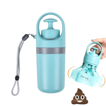 Portable Poop Scooper with Build in Bag Dispenser Light Weight Claw Waste Picker for Dogs Pet Cleaner Tool
